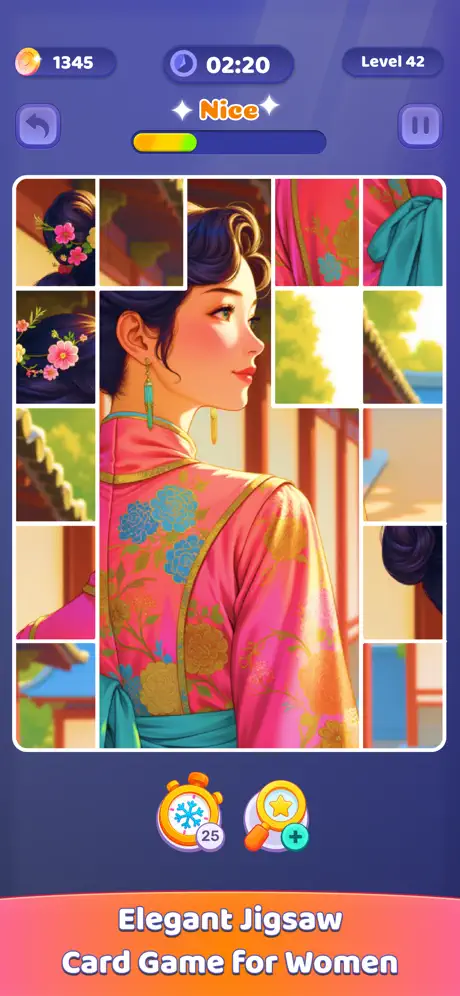 Jigsaw Photo Block Solitaire screenshot — 01